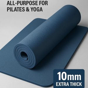 10mm Extra Thick Yoga Mat - High Density Non-Slip Surface, All-Purpose for Pilates & Yoga