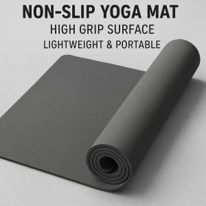 Yoga Mat - Lightweight & Portable, Non-Slip