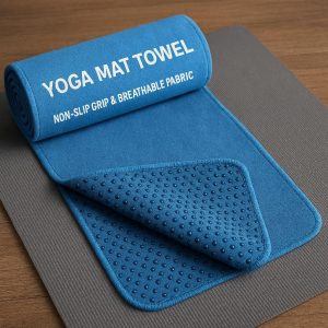 Yoga Mat Towel - Non-Slip Grip & Breathable Fabric, Perfect for Hot Yoga Sessions