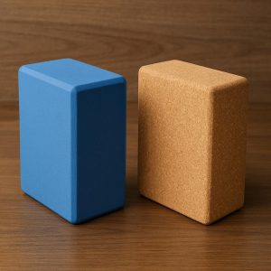 Standard Yoga Block - Foam or Cork Options, Essential for Alignment & Balance